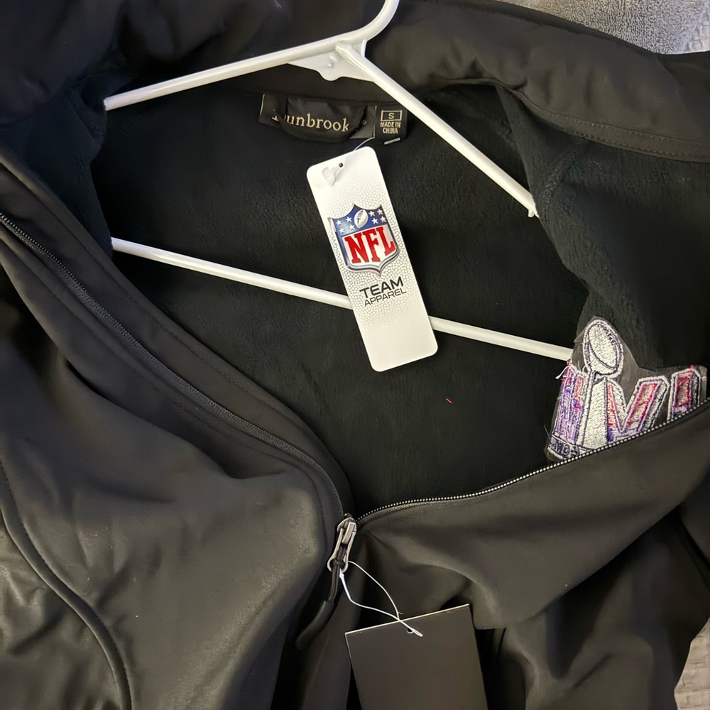 Black NFL Super Bowl 2023 Jacket NWT